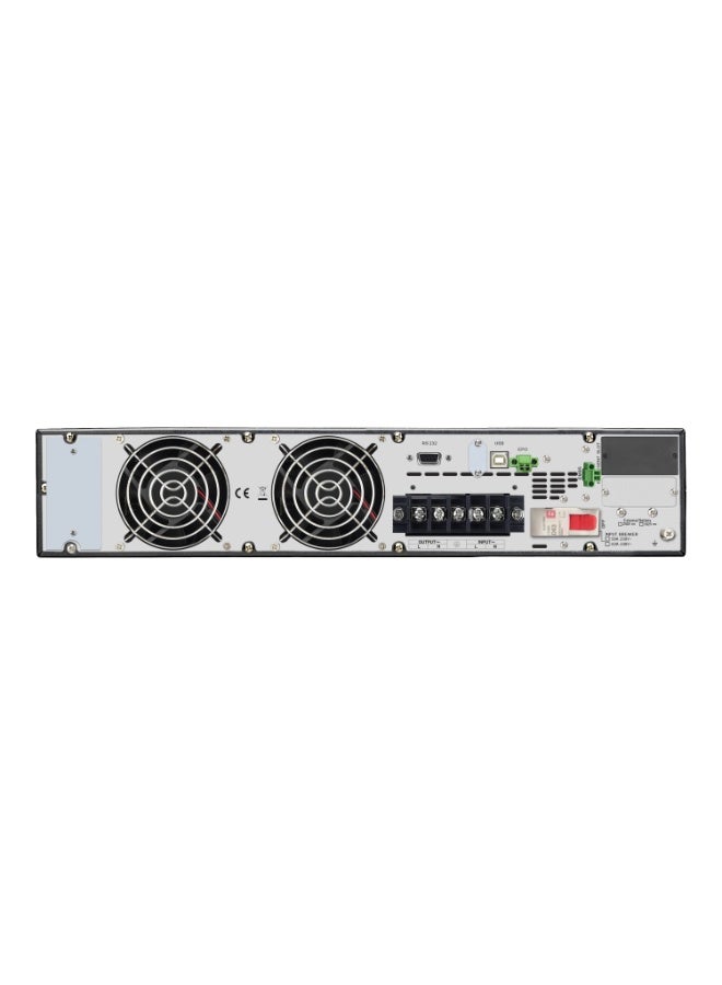 اي بي سي SRV10KRILRK | مزوّد طاقة غير منقطع من APC طراز **Easy UPS SRV** بقدرة **10000 VA**، يعمل على **230 V**، **أونلاين**، قابل للتركيب على الراك، ويشمل **مجموعة قضبان للراك وحزمة بطارية خارجية**. - Image 4
